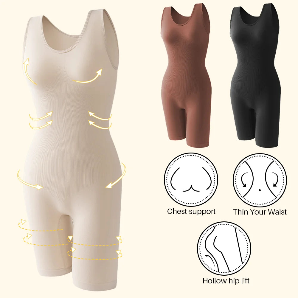 Seamless Body-Shaping Bodysuit
